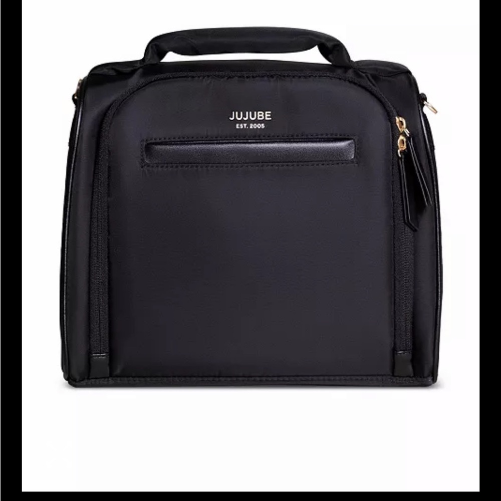 JuJuBe Black Insulated Bottle Bag NEW